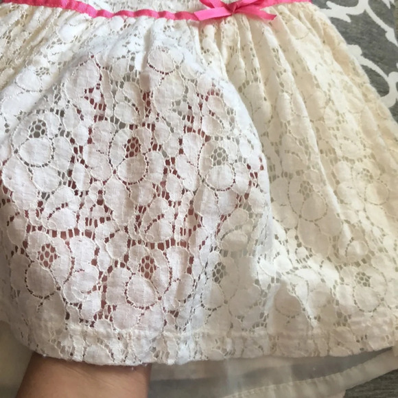 🍭3/$20🍭Vintage White lace dress - Picture 4 of 5